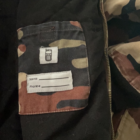 YOUTH BOYS "Walls Blizzard Proof Camo Coveralls & Dickies Coat XL 14/16 EUC - Picture 4 of 8